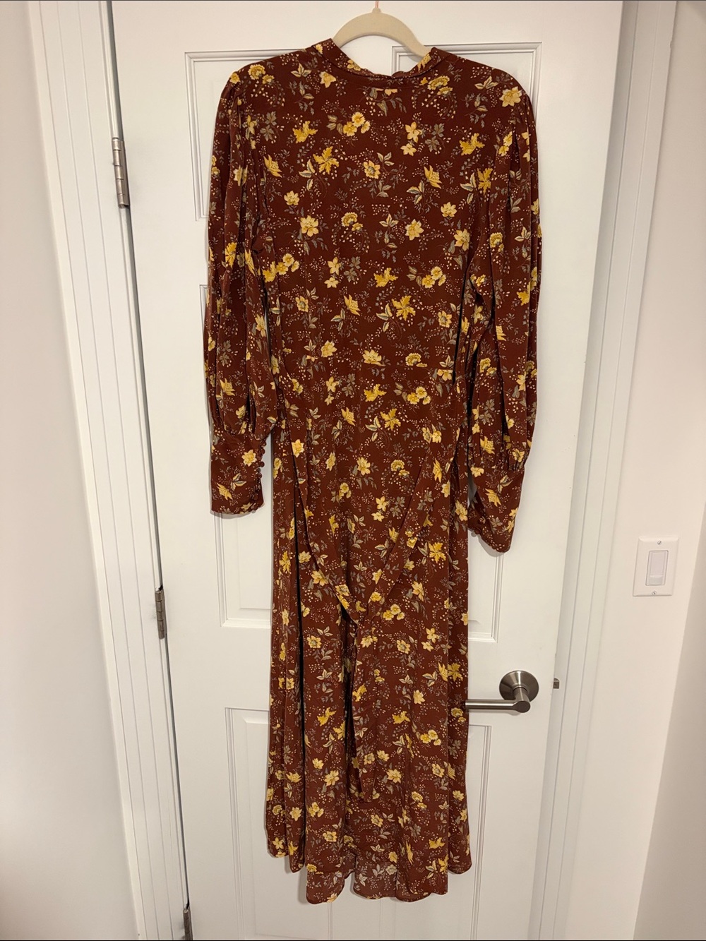 ALTERED NWOT Doen Blossom Dress in Cherrywood Winding Vine Floral Sz M - Picture 7 of 8